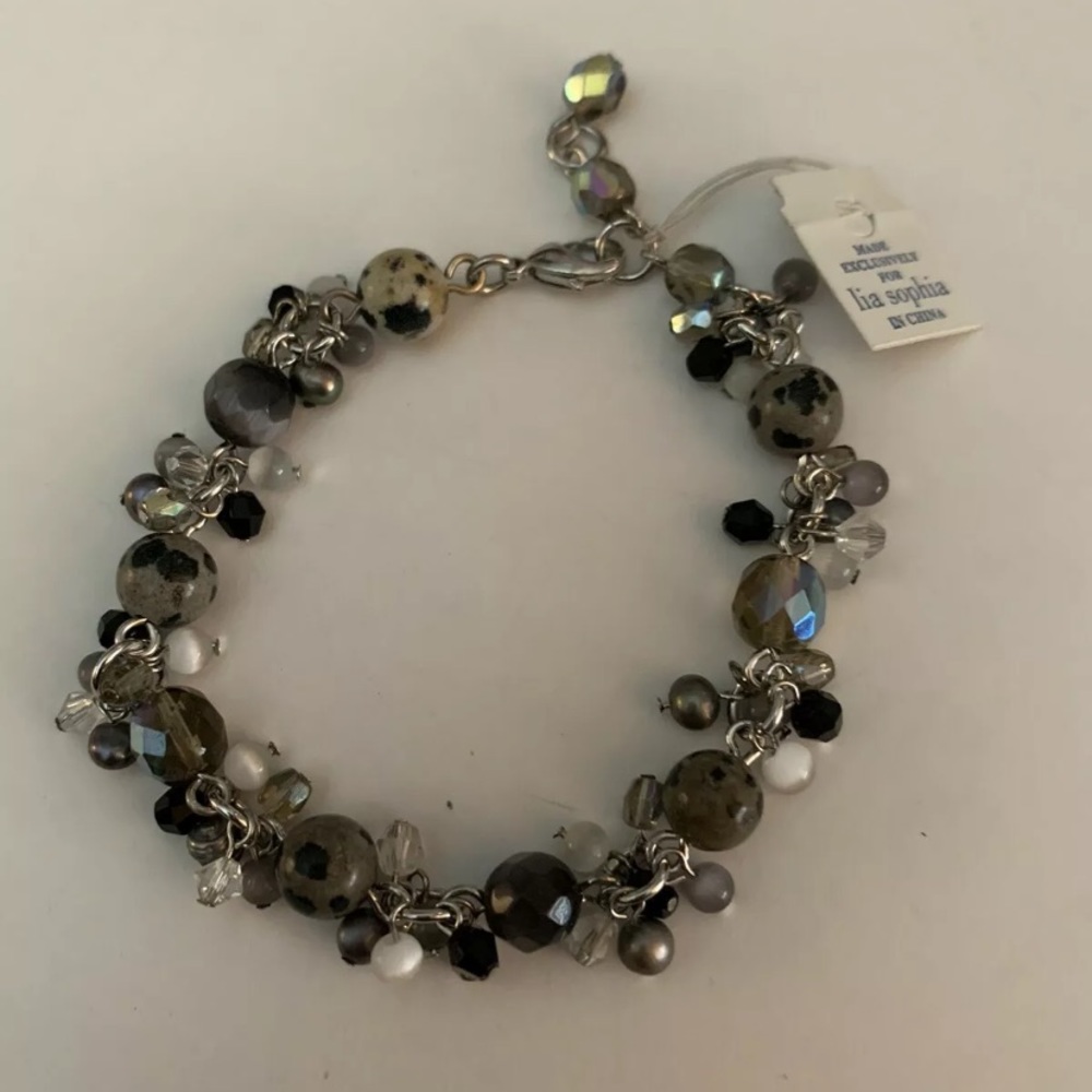 RARE Lia Sophia Charity Bracelet 7” With 1” Ext